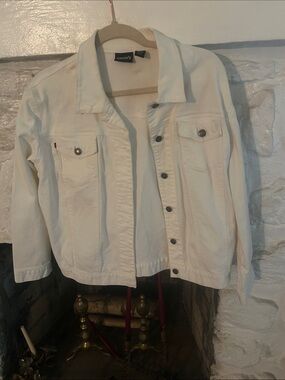 Chico'sWhite Denim Jacket